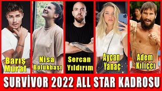 2022 Survivor All Star Ünlüler ve Gönüllüler Takımı, Acun Ilıcalı Tarafından Resmen Açıklandı!