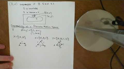 Separability of Discrete Metric Spaces Part 1