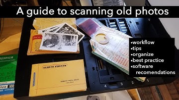 Guide to scanning old family photos; tips, best practices and more.