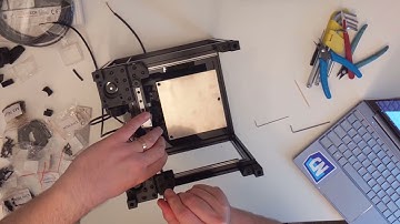 Voron V0 Y axis and bed assembly