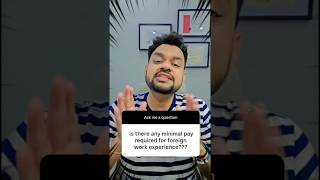 💰 Minimum Salary Required for Foreign Work Experience? #CanadaImmigration #PRPathway