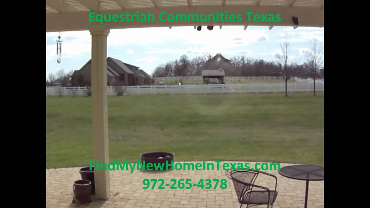 Equestrian Communities Texas Saddle Brook Estates Exclusive