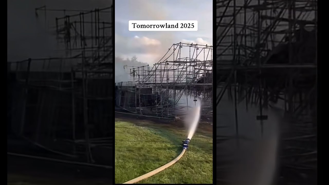 Tomorrowland Main Stage Completely Gone After Huge Fire Shorts