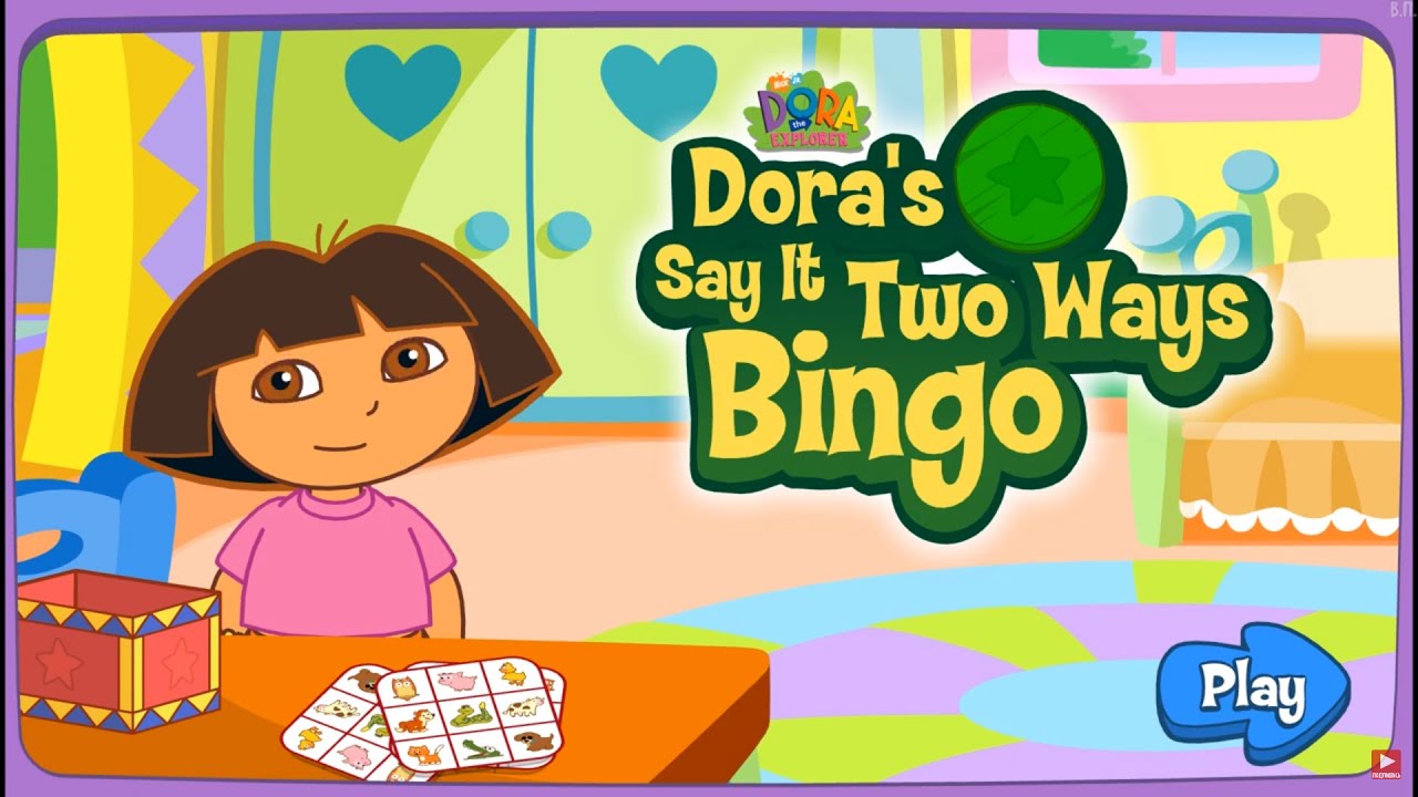 Dora Say It Two Ways Bingo / flash longplay YouTube