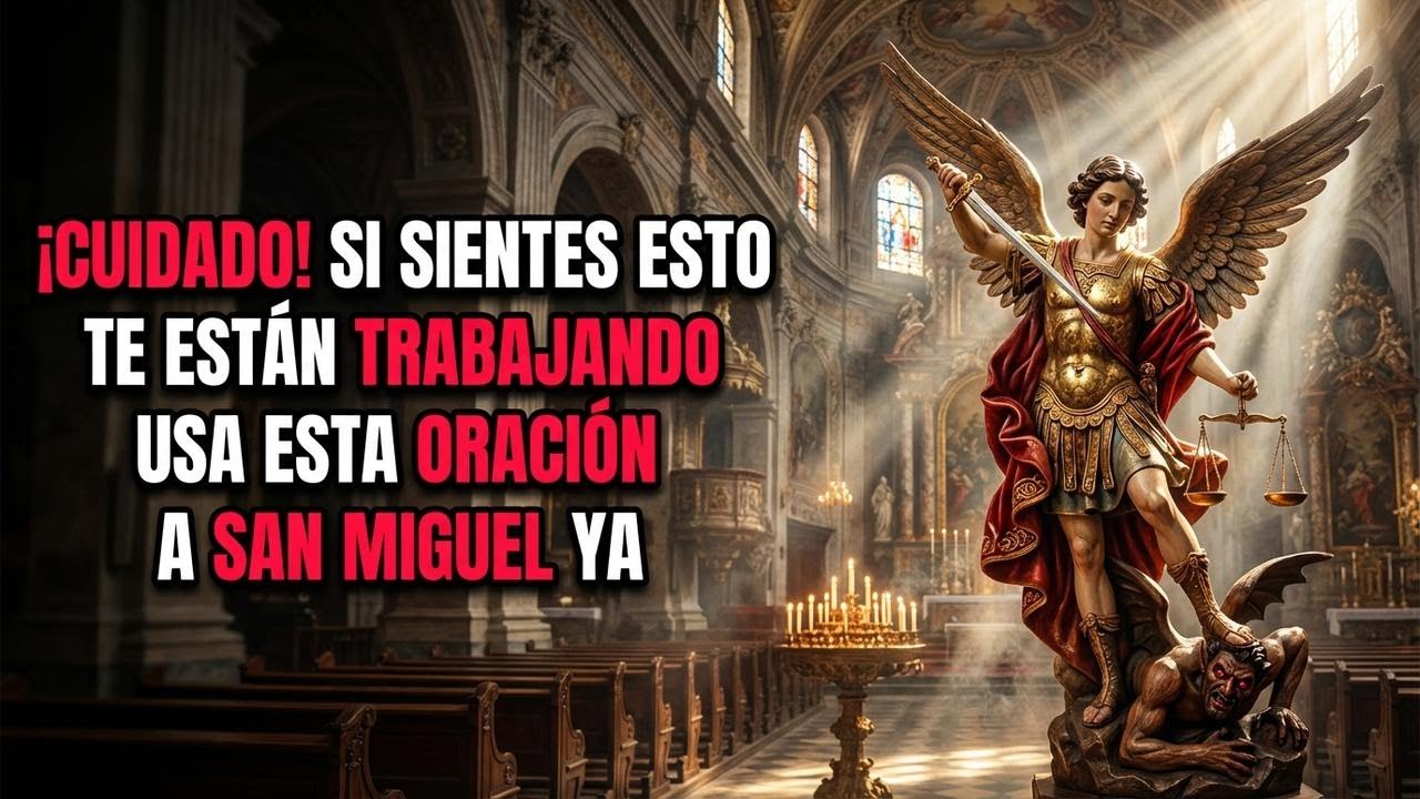 ¡CUIDADO! Si sientes esto te están trabajando: Usa esta Oración a San Miguel YA