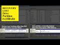 Recover lost partition drive RAW after wrong format parititon