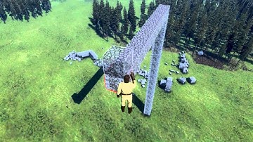 Medieval Engineers - Example of Dynamic Building Mode