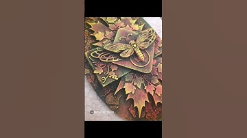 Mixed media altered MDF panel    #mixedmedia #mixedmediaartist #mixedmediatechniques #shorts