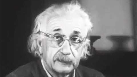 Albert Einstein: Archive Video