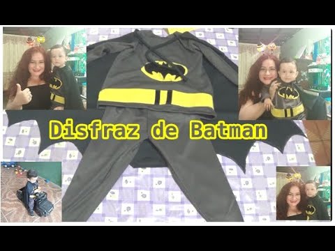 DISFRAZ/TRAJE DE BATMAN PARA NIÑOS FÁCIL / HOW TO MAKE TO MAKE A BATMAN  COSTUME ??? - YouTube