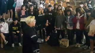 [홍대버스킹 댄스버스킹 '브릭파이브'] 홍대쿠마 팝핀 댄스 개인기 20161013목 [Hongdae dance busking]
