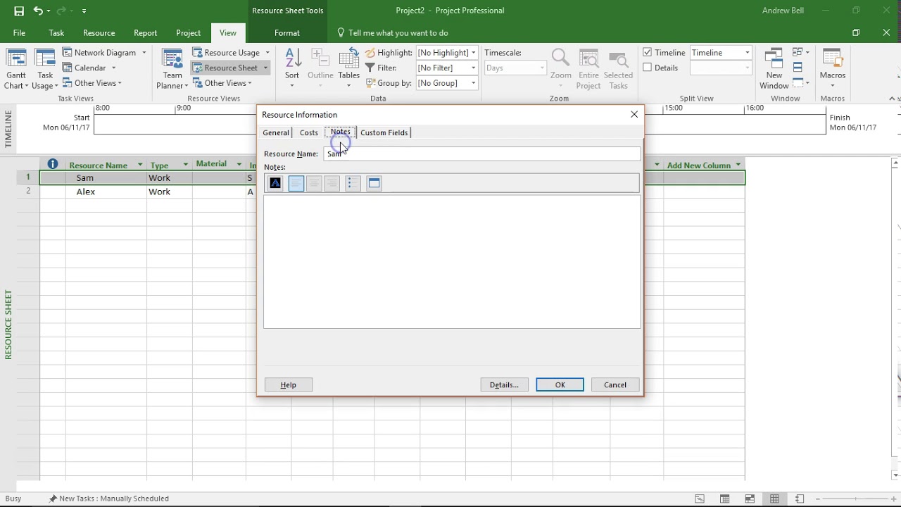 Assignments In Microsoft Project Assignments In Microsoft Project
