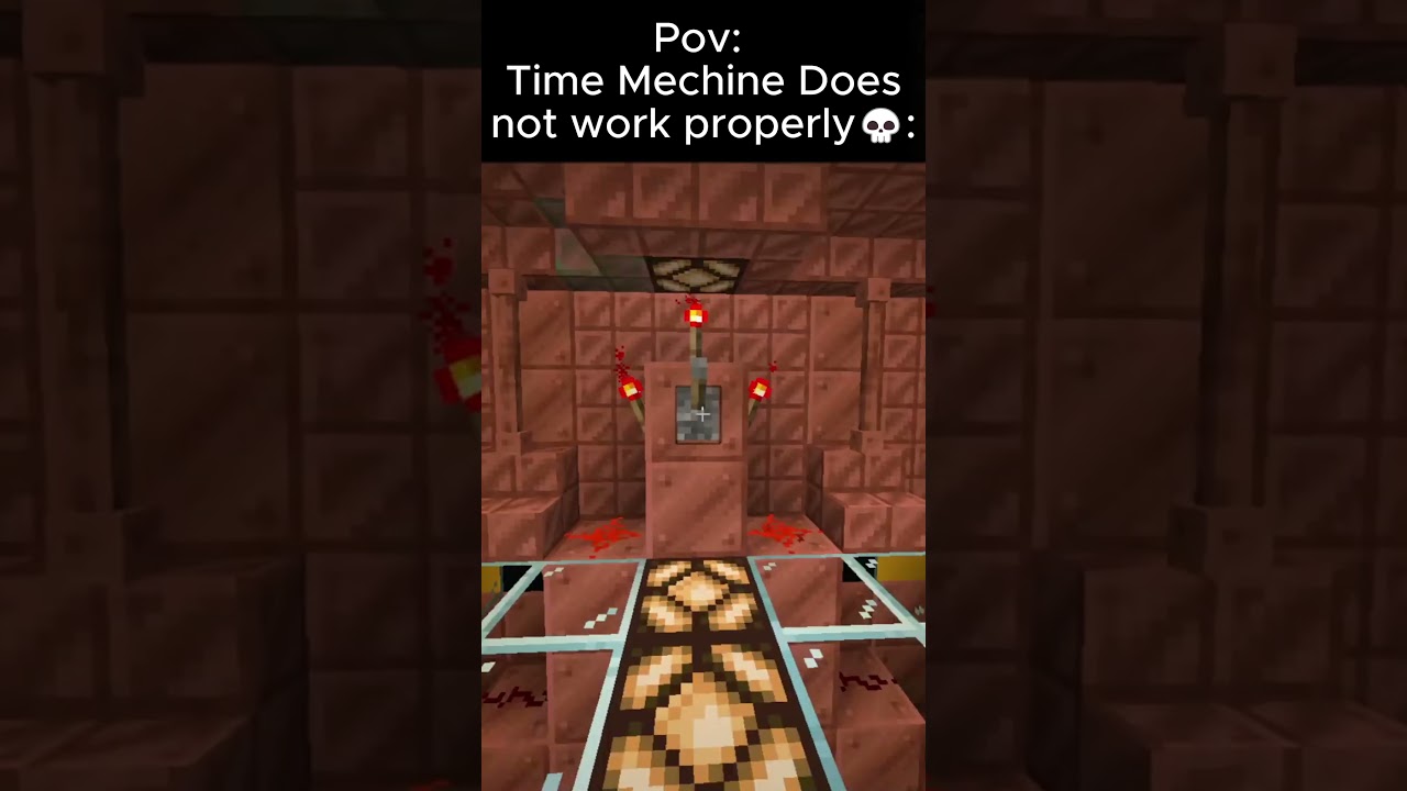 Pov: Minecraft time mechine malfunction #shorts #minecraft #memes #RANDOMETEXTFORNOREASON