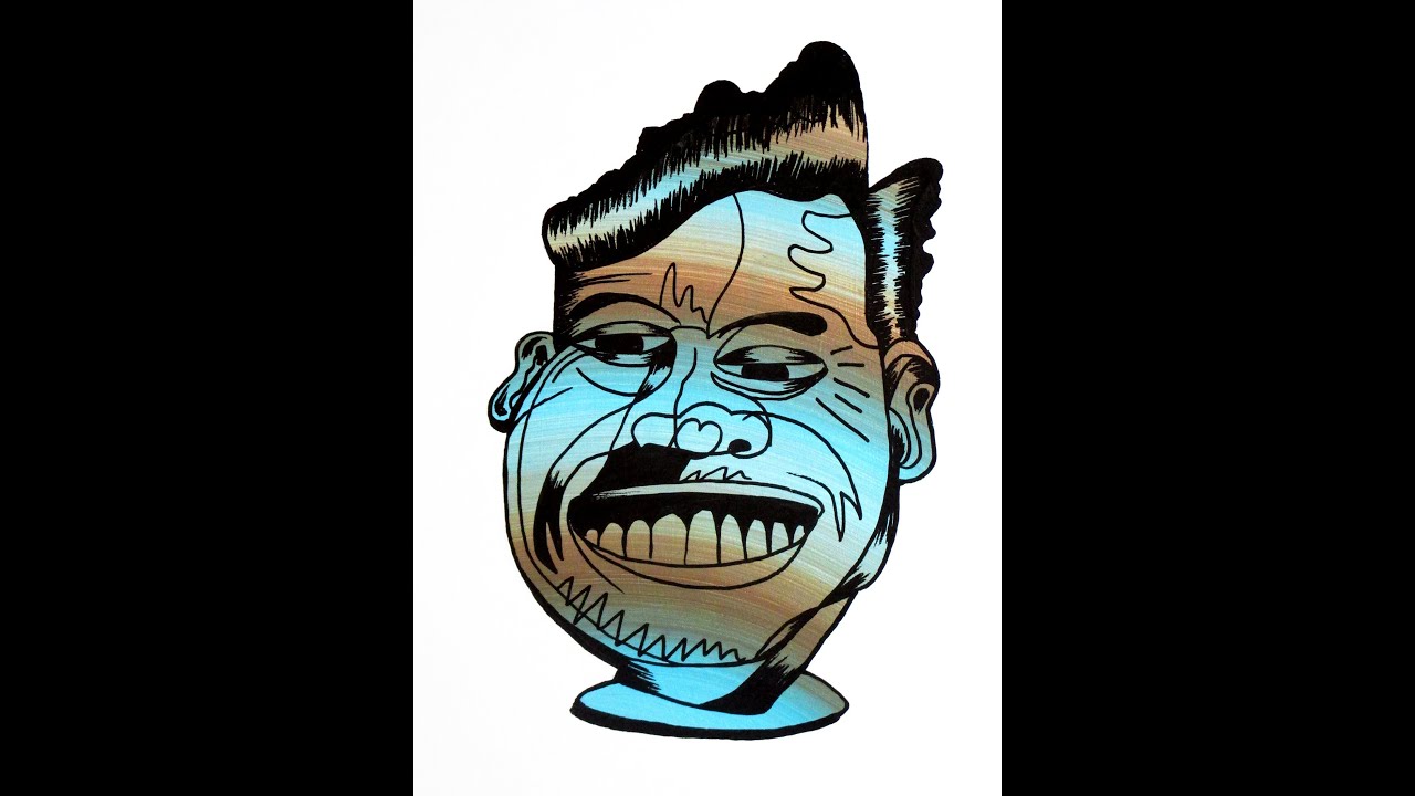 ottograph tommy aka  mr  blunt force trauma : iPAINTeveryday 655 