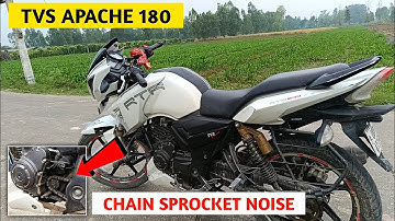 TVS Apache 180 Chain Set Noise Problem | TVS Apache Front Chain Sprocket Noise | Apache RTR