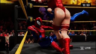 Request Hot Elektra Psylocke Vs Spider-Man Iron Man Submission Match