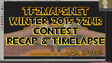 TF2 Mapping Commentary - TF2Maps Winter 2015 72hr Contest Recap/ Timelapse