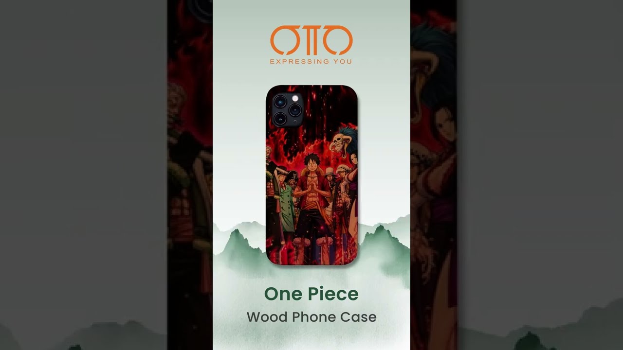 One Piece Wood Phone Case