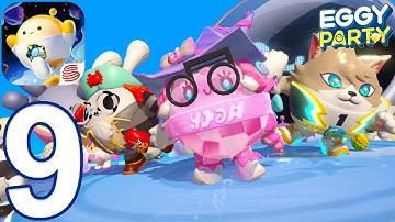 Eggy Party - Gameplay Walkthrough Part 9 - Gravity Reversal (iOS, Android)