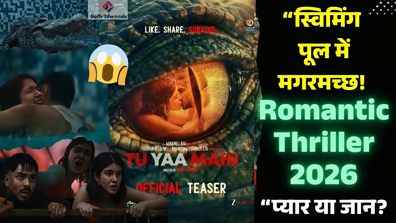 “Tu Ya Main Trailer Review | शनाया कपूर–आदर्श गौरव की खतरनाक लव स्टोरी”