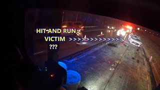 HIT & RUN ON THE INTERSTATE!!! CABLE SYSTEM SAVES THE VICTIMS, BUT NOT THE CAR