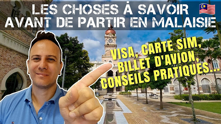 Les choses utiles à savoir avant de venir en Malaisie