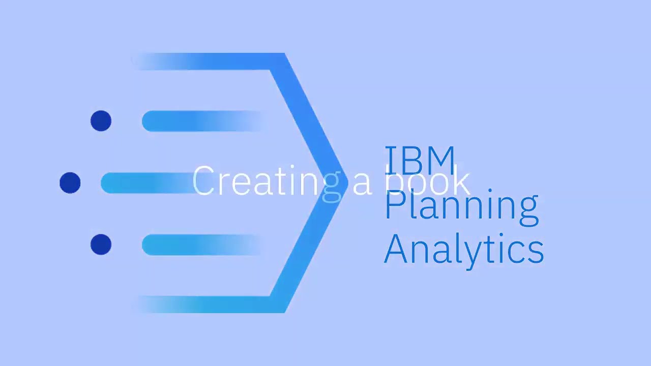 Planning Analytics   Creating a book