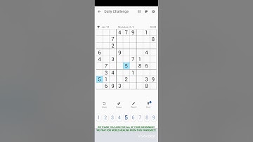 12 JANUARY 2021 - SUDOKU DAILY CHALLENGE