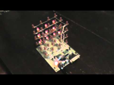 Basic Stamp 3x4x4 LED array Multiplexed