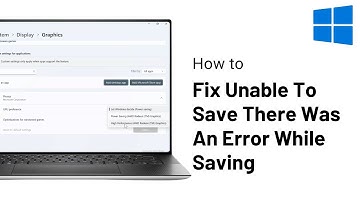 How To Fix Unable To Save There Was An Error While Saving Please Try Again In Windows