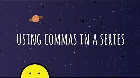 Commas in a Series