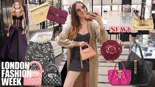 HOTTEST NEW BAGS 🔥 CHANEL 23K Fall Winter Collection & B BVLGARI 🔥 LONDON Luxury Shopping Vlog LFW