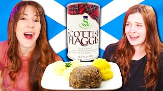 American Girls Try Scottish Haggis for the First Time