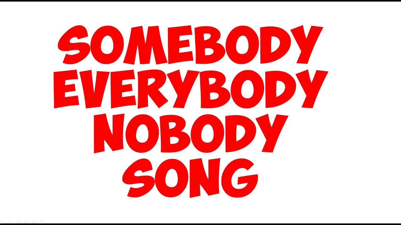 Mr somebody. Mr somebody