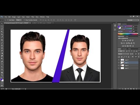 How-to-Change-suit-or-coat-in-Photoshop-CS6-|-Photoshop-tutorial