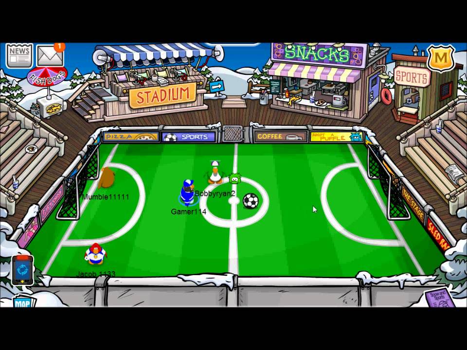 Club Penguin Updates: New Sports Arena and Catalog (HD)
