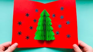 3D ОТКРЫТКА на Новый год Своими руками. DIY Christmas card. Handmade Christmas Greeting card