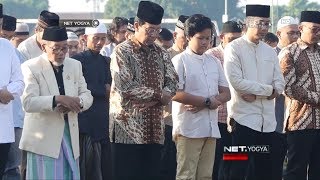 NET YOGYA - Sultan HB 10 Ikuti Sholat Ied di Alun-Alun Yogyakarta
