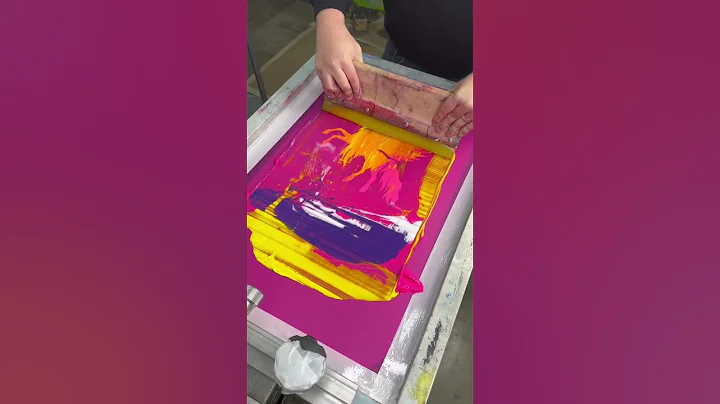 Multi-Colored Unicorn Print 🦄 🌈 ✨. #unicorn #screenprinting #screenprint