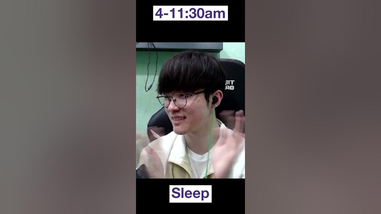 Korean Top Gamers: T1 Faker Daily Routine #Shorts 