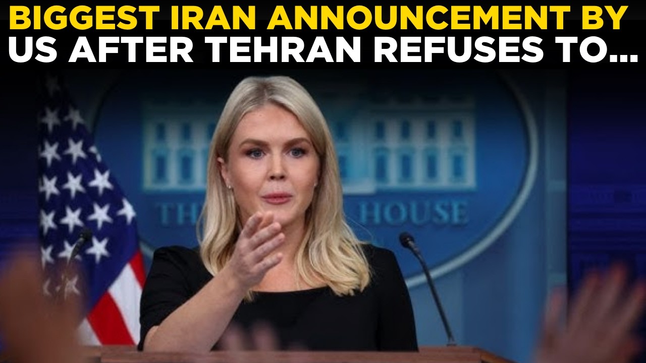 LIVE: Trump's Secy Karoline Leavitt Makes Big Announcemnt Amid Nuke Tiff | ‘Since Iran Rejected…'
