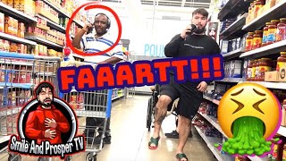 FUNNY Wet FART PRANK At WALMART!