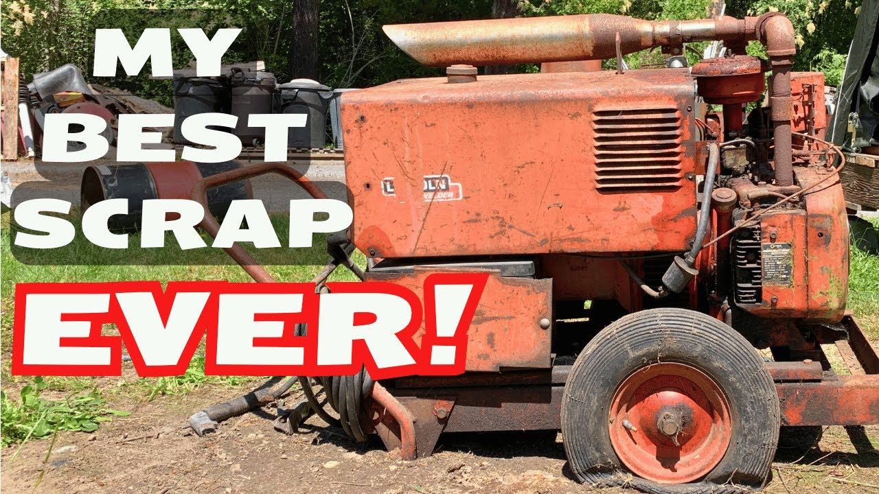 I Made a TON of Money Scrapping This 1976 Welder/Generator Combo