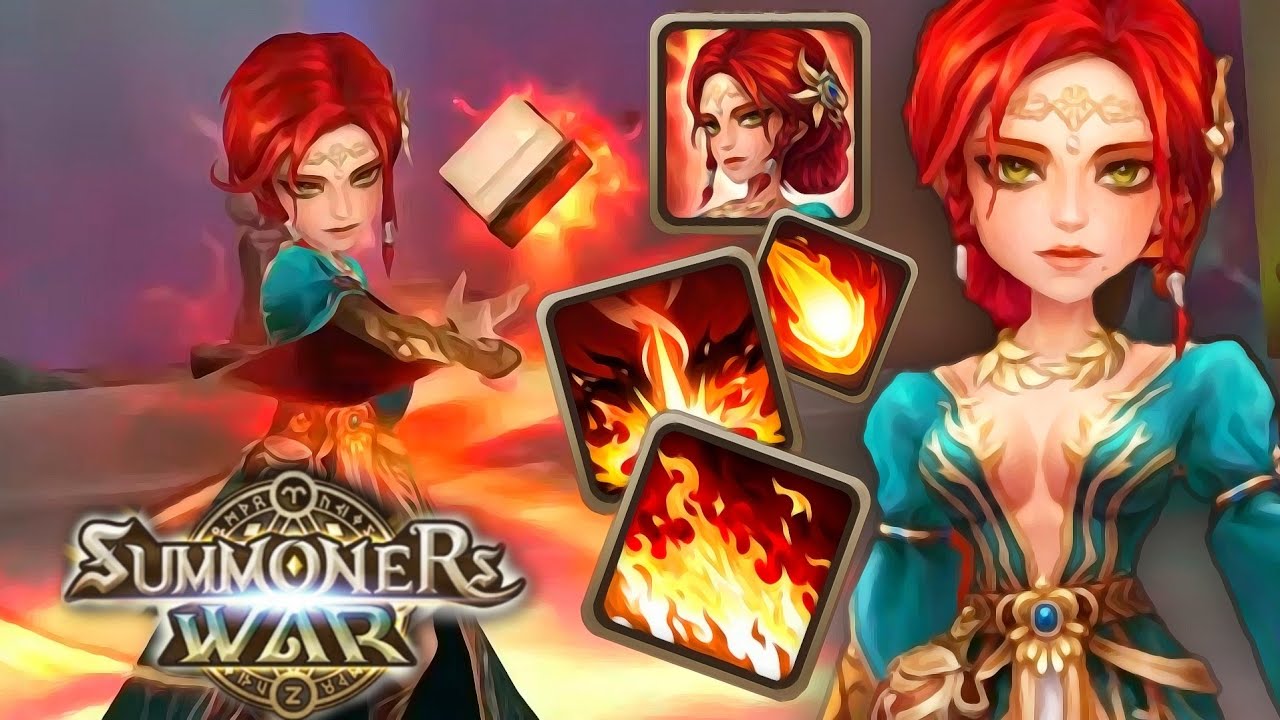 TRISS RTA DEBUT (The Witchers Collab) - Summoners War