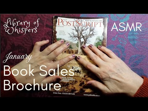 ASMR | January Edition Book Sales Circular Catalog Brochure - Whispered Reading