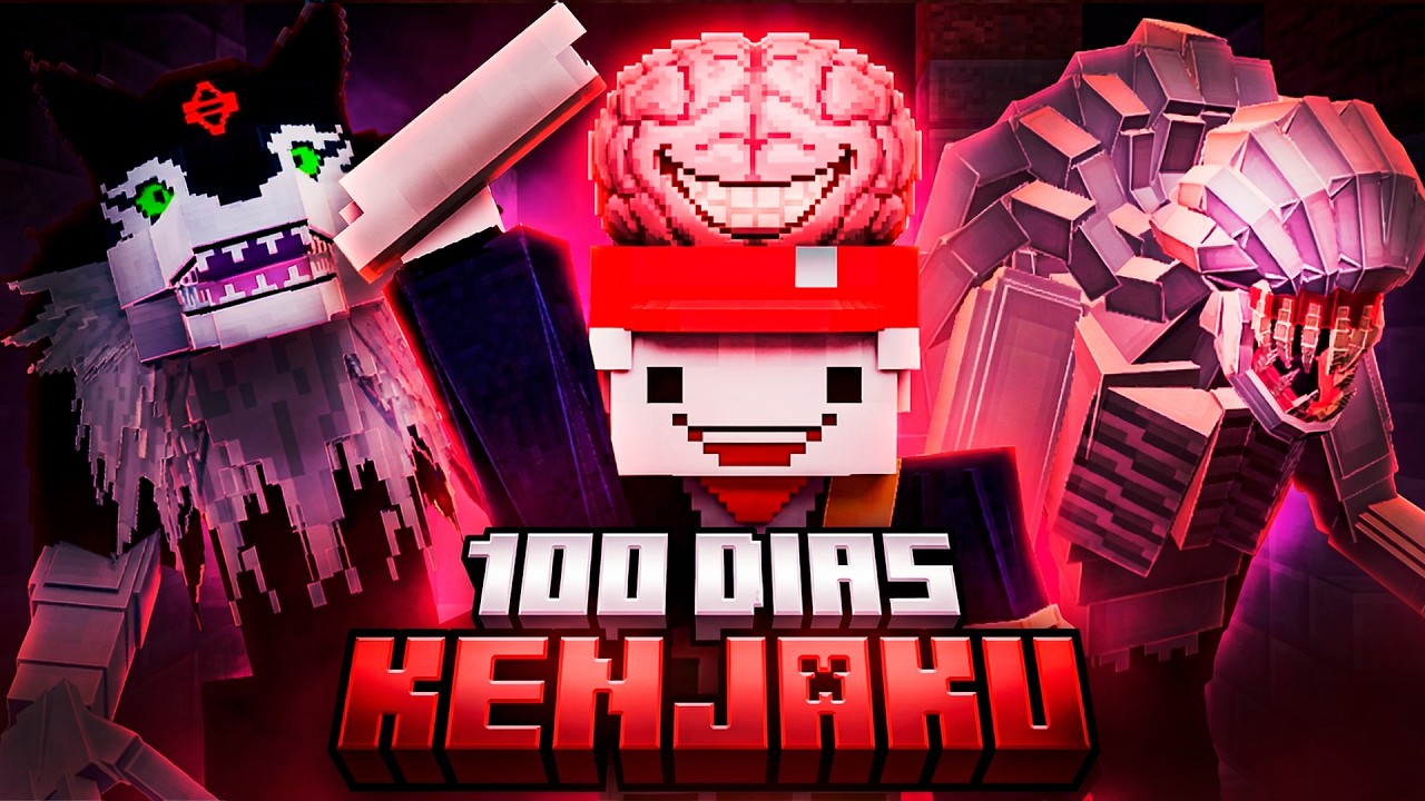100 DIAS ROUBANDO CORPOS como KENJAKU no MINECRAFT!