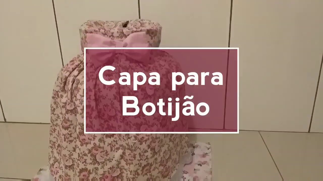 CAPA PARA BOTIJÃO 🌷 PASSO A PASSO