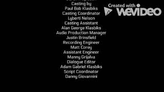 End Credits of WeVideo