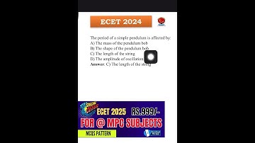 ECET 2025 Physics & Chemistry Guide | How to Score High & Get the Best Rank! 🚀 | Q-51 Explained