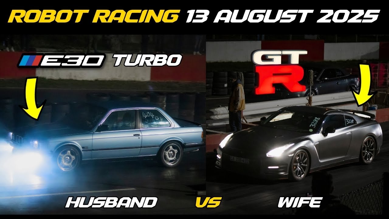Robot Racing Drags | Killarney Raceway | 13 August 2025 - YouTube